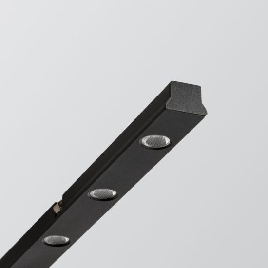 Ideal lux stick modulo lineare a fascio stretto per binario magnetico 48v led 6w 3000k nero