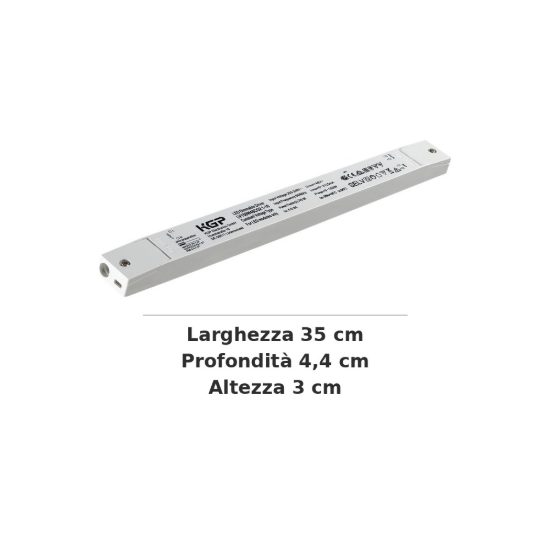 Ideal lux stick alimentatore dimmerabile 1-10v 150w 48v per binario magnetico