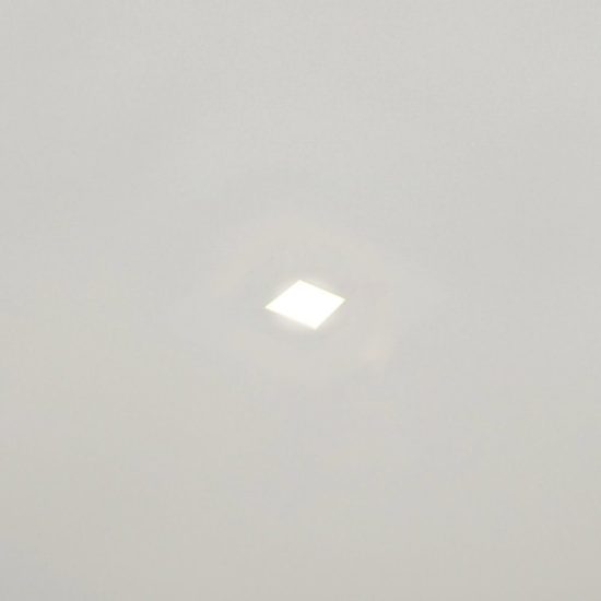 Ideal lux zephyr faretto da incasso per cartongesso 12w 3000k foro 14,1x14,1cm quadrato bianco