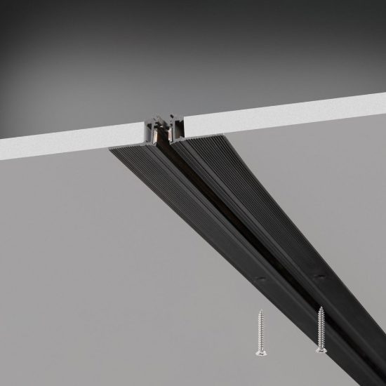 Ideal lux deva binario magnetico 24v da incasso easy 2m nero