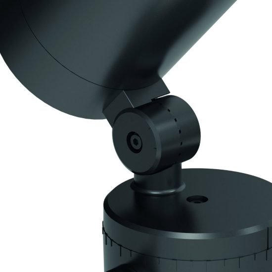 Ideal lux o-zone faretto da esterno prato orientabile led 19w 3000k 8,4cm cilindrico moderno nero