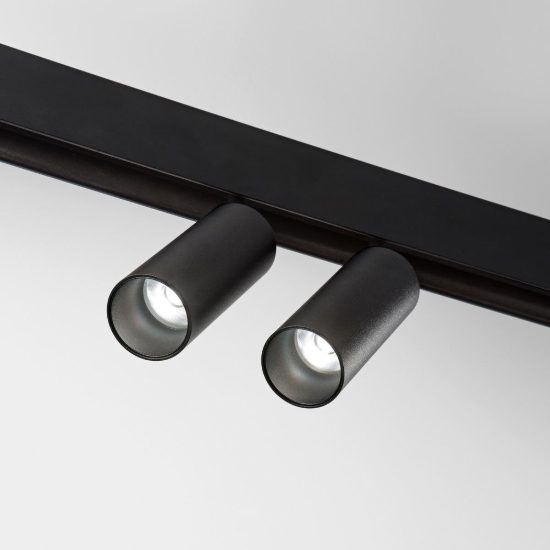 Ideal lux ego faretto doppio per binario 48v orientabile led 16w 2700k nero