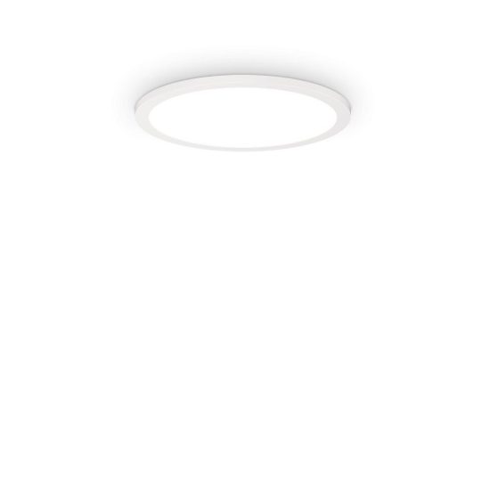 Ideal lux fly slim plafoniera led 18w 2700k 35cm per cabina armadio moderna bianca