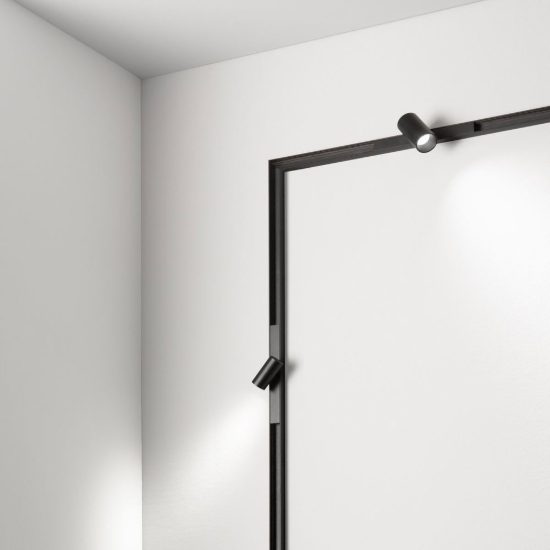 Ideal lux stick faretto per binario magnetico 48v orientabile led 10w 3000k nero