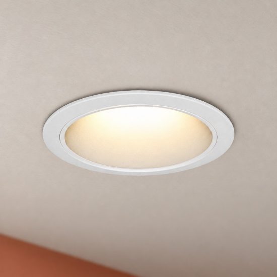 Ideal lux tag faretto da incasso per cartongesso led 7w 2700k foro 7,5cm rotondo bianco