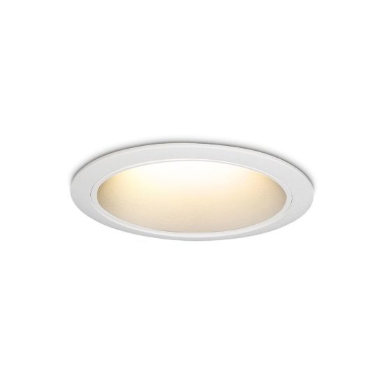 Ideal lux tag faretto da incasso per cartongesso led 7w 2700k foro 7,5cm rotondo bianco