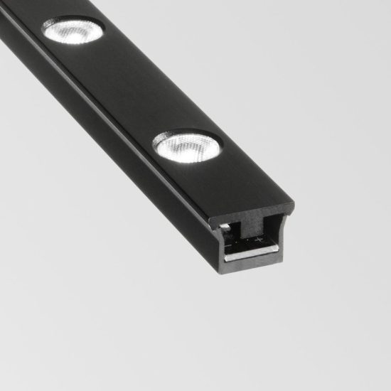 Ideal lux stick modulo lineare a fascio stretto per binario magnetico 48v led 12w 2700k nero