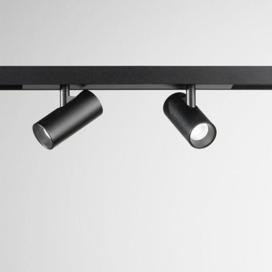 Ideal lux stick faretto doppio per binario magnetico 48v orientabile led 10w 2700k nero