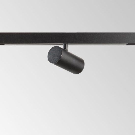 Ideal lux stick faretto per binario magnetico 48v orientabile led 3w 2700k nero