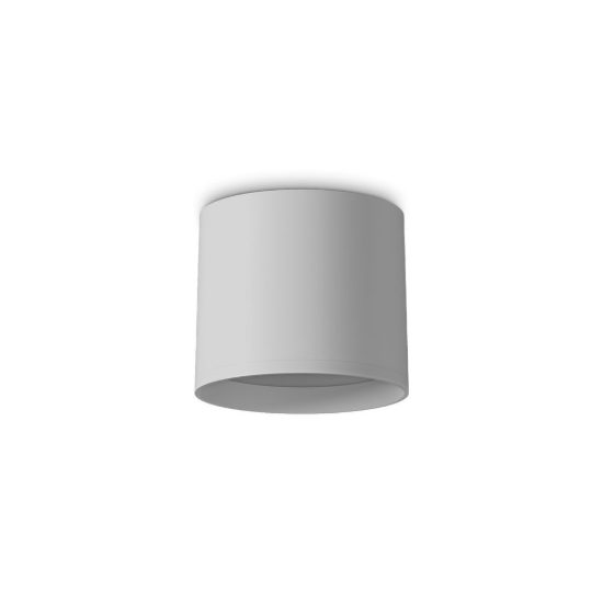 Ideal lux spike faretto da soffitto led 10w 3000k cilindrico 10 cm moderno bianco