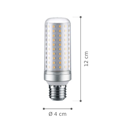 Ideal lux lampadina led e27 tubolare 14w 2700k trasparente confezione 10 pezzi