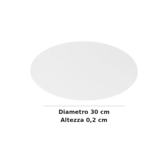 Ideal lux set up disco in acrilico 30cm trasparente