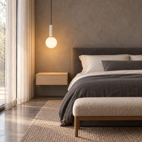 Ideal lux odeon lampada a sospensione led 8w 3000k 15cm per camera da letto contemporanea bianca
