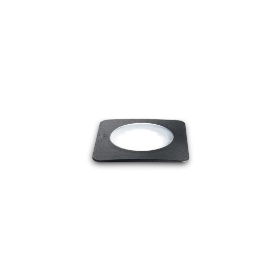 Ideal lux way faretto da incasso da esterno pavimento g9 5cm quadrato nero