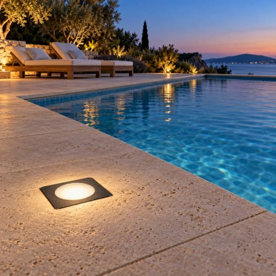 Ideal lux way faretto da incasso da esterno pavimento gx53 12cm quadrato nero