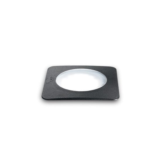 Ideal lux way faretto da incasso da esterno pavimento gx53 12cm quadrato nero