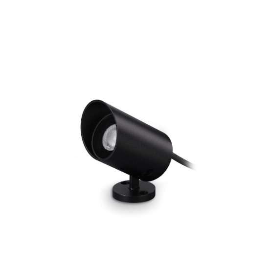 Ideal lux koala faretto da esterno giardino orientabile led 7w 3000k 4,9cm cilindrico moderno nero