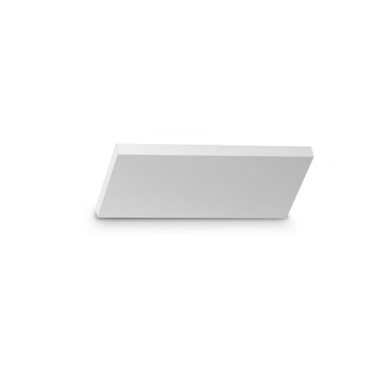 Ideal lux block applique rettangolare led 20w 3000k dimmerabile 23cm per soggiorno moderna bianca