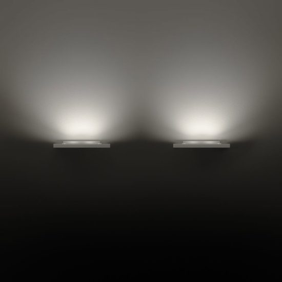 Ideal lux block applique rettangolare led 20w 3000k dimmerabile 23cm per soggiorno moderna bianca