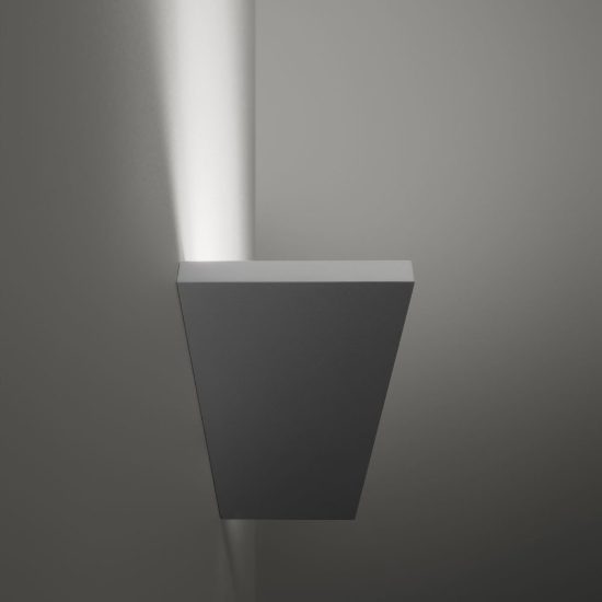 Ideal lux block applique rettangolare led 30w 3000k dimmerabile 30,5cm per soggiorno moderna bianca