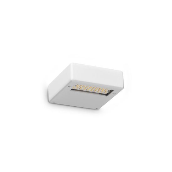 Ideal lux tab applique quadrata led 24w 3000k 10 cm moderna bianca