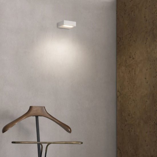 Ideal lux tab applique quadrata led 24w 3000k 10 cm moderna bianca