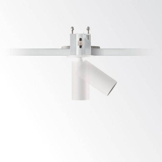 Ideal lux beyond cornice tonda con bordo per faretti da incasso 7w nera