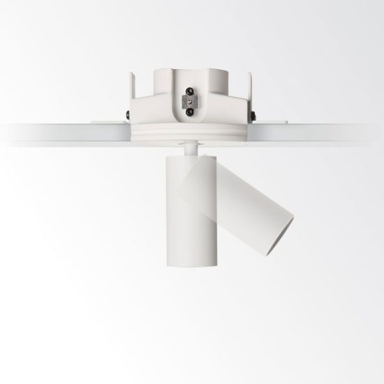 Ideal lux beyond cornice in gesso a scomparsa per faretti da incasso 7w bianca