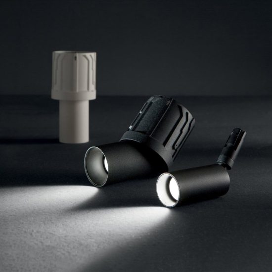 Ideal lux beyond sorgente led orientabile per faretti da incasso 10w 3000k 6,1cm nero