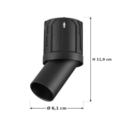Ideal lux beyond sorgente led orientabile per faretti da incasso 10w 3000k 6,1cm nero