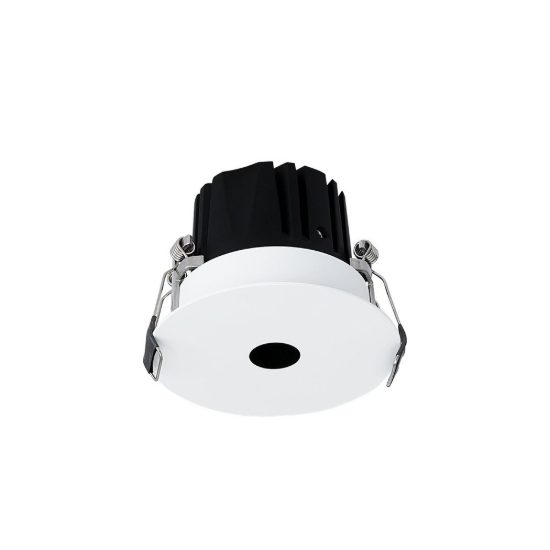 Ideal lux infinity faretto da incasso per cartongesso con bordo 12w 3000k foro 7,5cm rotondo bianco