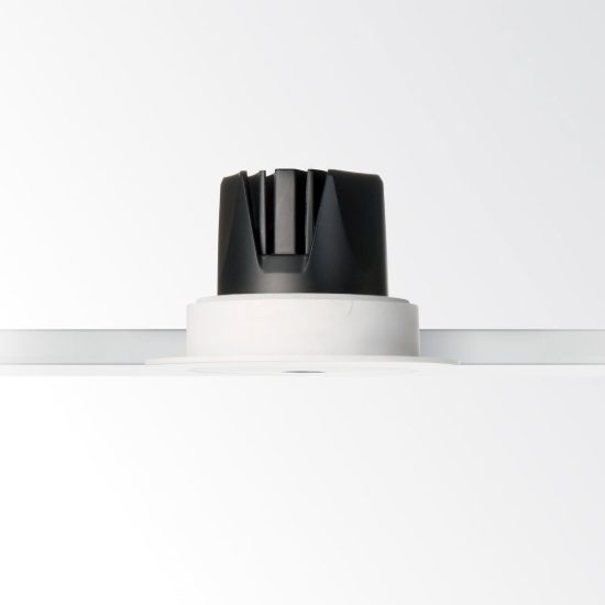 Ideal lux infinity faretto da incasso per cartongesso senza bordo 7w 3000k foro 6cm rotondo bianco