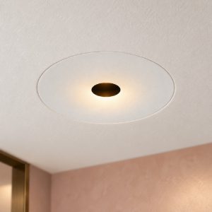 Ideal lux infinity faretto da incasso per cartongesso senza bordo 12w 3000k foro 8cm rotondo bianco