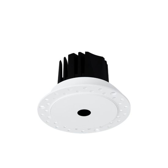 Ideal lux infinity faretto da incasso per cartongesso senza bordo 12w 3000k foro 8cm rotondo bianco