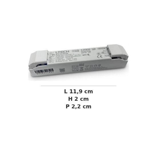 Ideal lux nova alimentatore dimmerabile dali push 6w 150ma per faretti da incasso