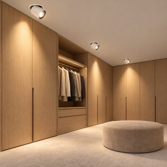 Ideal lux nova faretto da incasso per cartongesso orientabile led 20w 4000k foro 14cm rotondo bianco