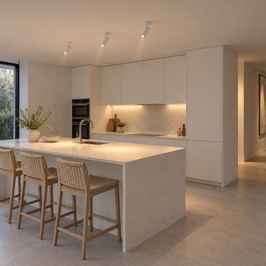 Ideal lux play faretto da incasso per cartongesso orientabile 13w 3000k foro 4,5cm cilindrico bianco