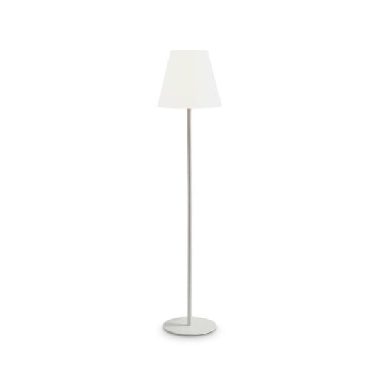 Ideal lux arcadia piantana da esterno e27 153,6cm moderna bianca ip44