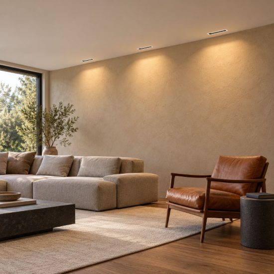 Ideal lux lika faretto da incasso per cartongesso led 12,5w 3000k foro 14x3,8cm lineare bianco