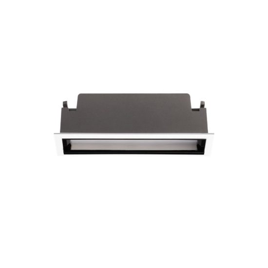 Ideal lux lika faretto da incasso per cartongesso led 12,5w 3000k foro 14x3,8cm lineare bianco