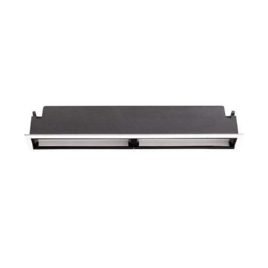 Ideal lux lika faretto da incasso per cartongesso led 21w 3000k foro 27,3x3,8cm lineare bianco