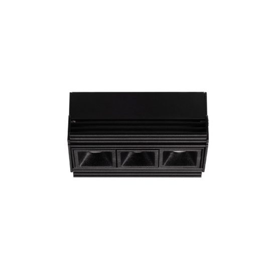 Ideal lux lika faretto da incasso per cartongesso led 8w 3000k foro 10,5x7cm rettangolare nero