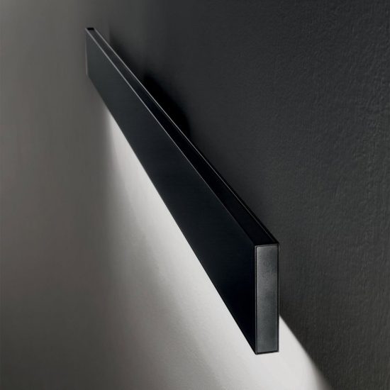 Ideal lux steel applique lineare led 29w 3000k 120cm moderna nera