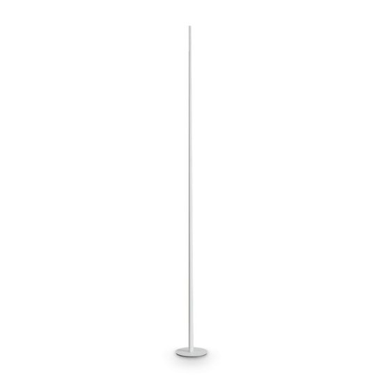 Ideal lux blade lampada da terra led 15w 3000k 251,2cm per soggiorno moderna bianca