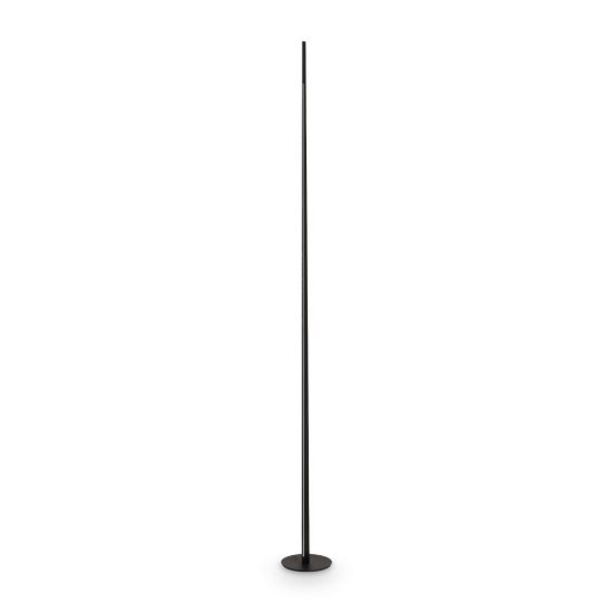 Ideal lux blade piantana led 15w 3000k 251,2cm per soggiorno moderna nera
