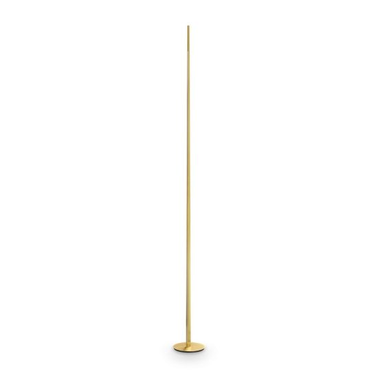 Ideal lux blade lampada da terra led 15w 3000k 251,2cm per soggiorno contemporanea ottone