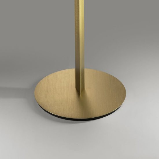 Ideal lux blade lampada da terra led 15w 3000k 251,2cm per soggiorno contemporanea ottone