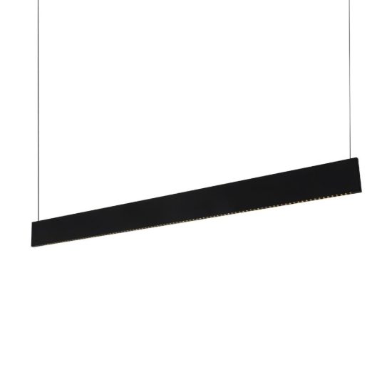 Ideal lux steel lampadario lineare fascio stretto led 24w 3000k 120cm nero