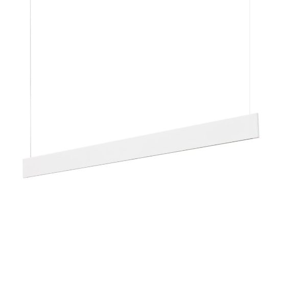 Ideal lux steel lampadario lineare fascio stretto led 24w 3000k 120cm bianco