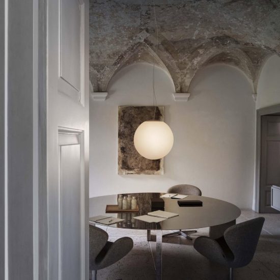Ideal lux mapa lampada a sospensione a sfera g9 15cm per camera da letto moderna bianca